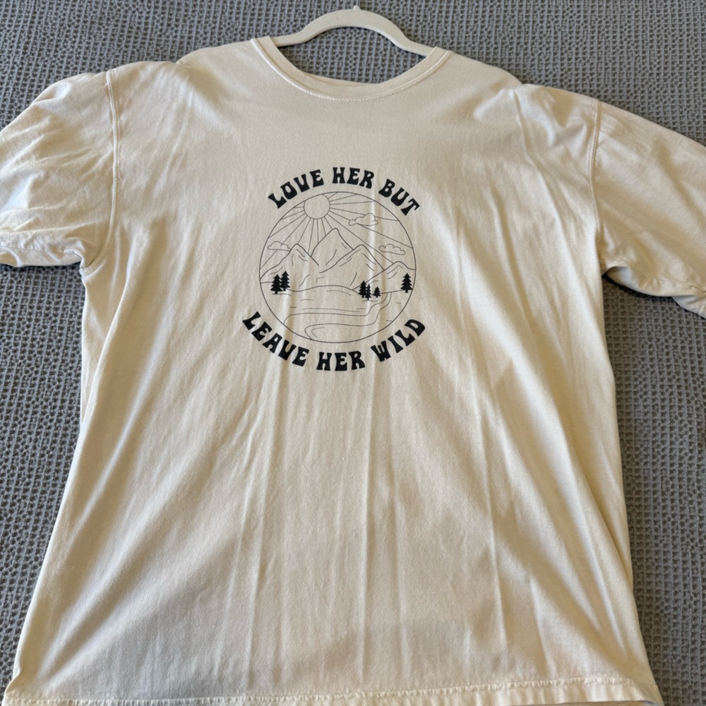 Cream Graphic T-Shirt